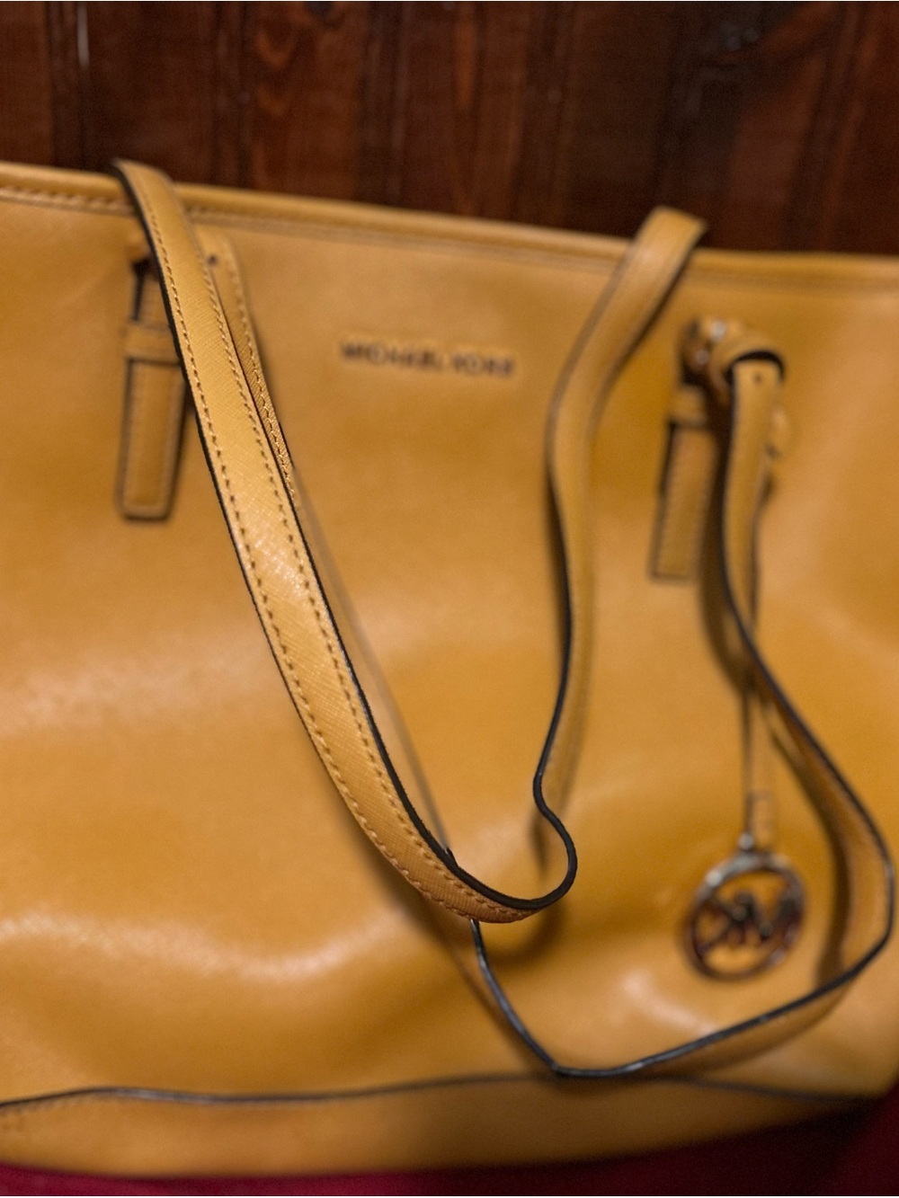 Michael Kors Tan Leather Shoulder Tote